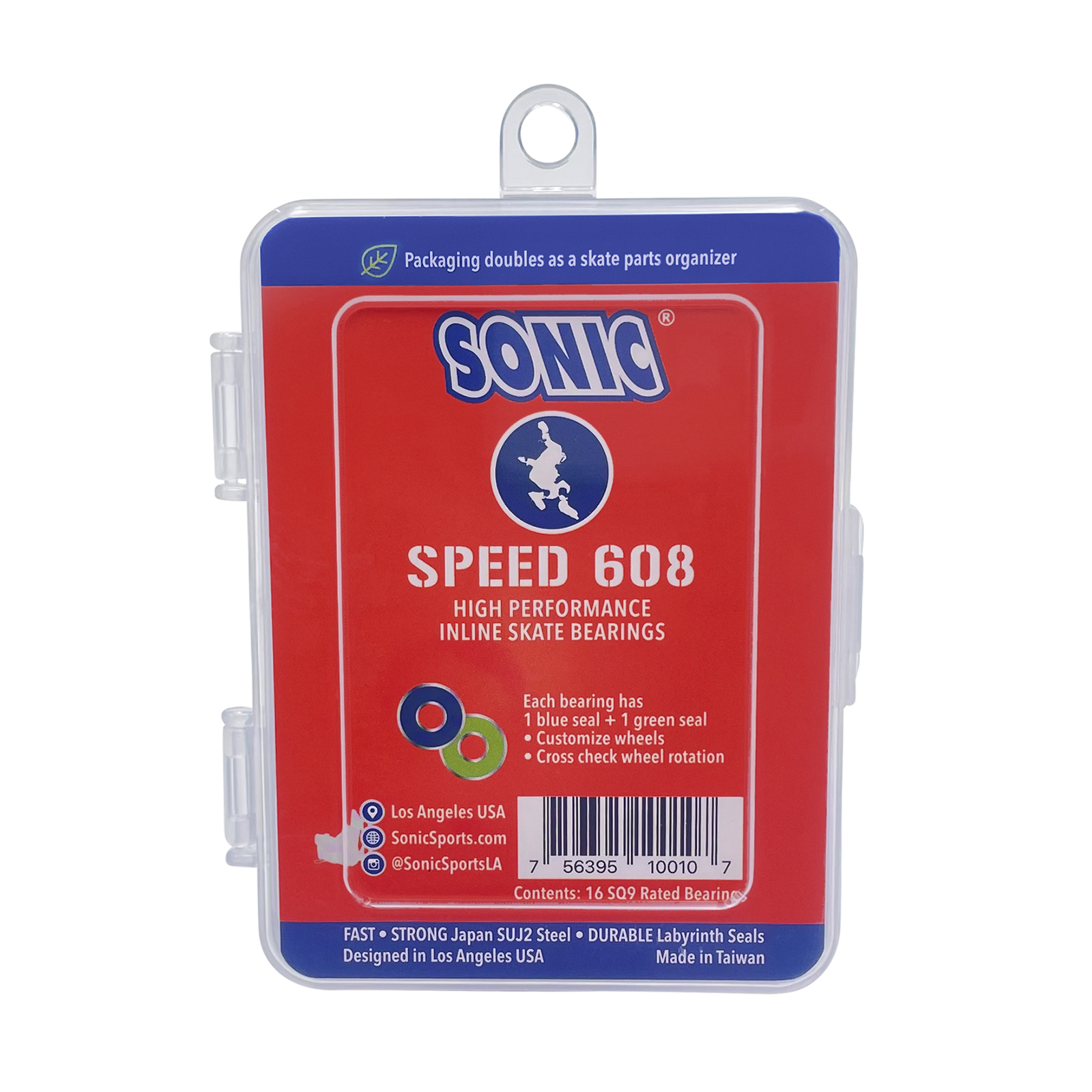 Sonic® Speed 608 Bearings main image
